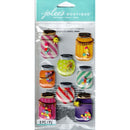 American Crafts Jolee's Boutique Confetti Mason Jar 8 Piece 3D Sticker Pack