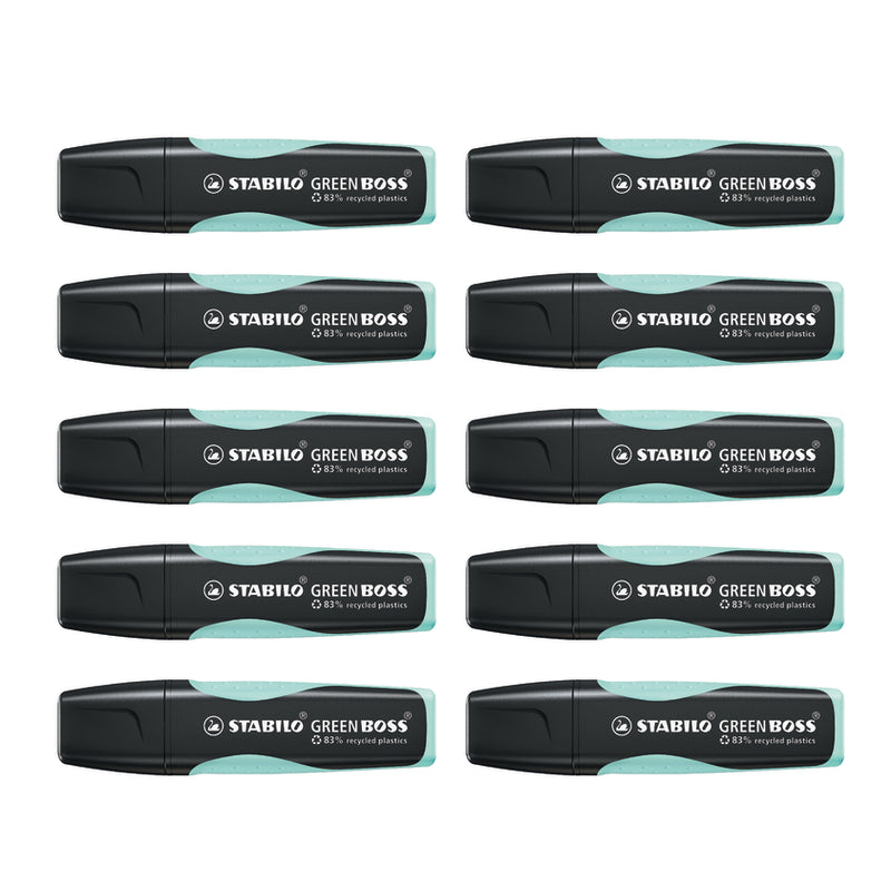 Stabilo Green Boss Pastel Packs Of 10