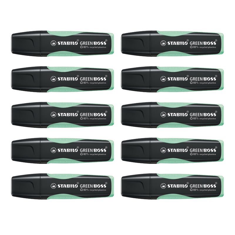 Stabilo Green Boss Pastel Packs Of 10