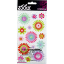 American Crafts Sticko Playful Blooms 15 Piece Sticker Pack