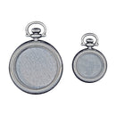 Tim Holtz Idea-Ology 1" Mini Pocket Watches 2 Pieces