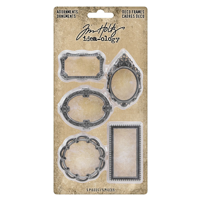 Tim Holtz Idea-Ology Metal Deco Frames 5 Pieces