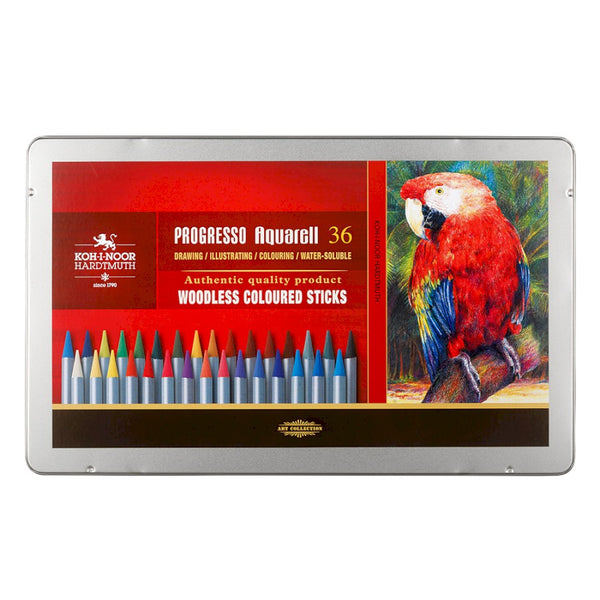 Koh-I-Noor Progresso Aquarelle Coloured Pencil Set of 36