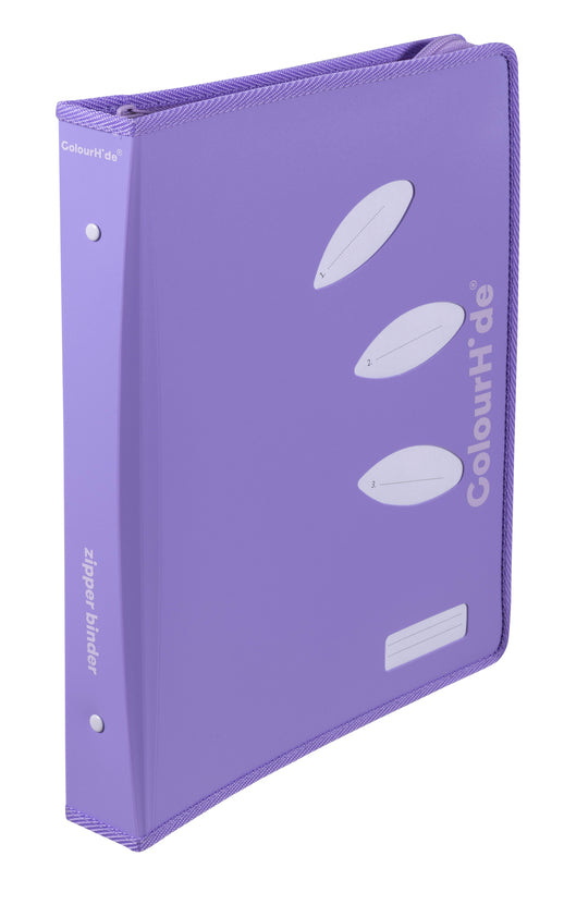 Colourhide ZiPPer Ring Binder
