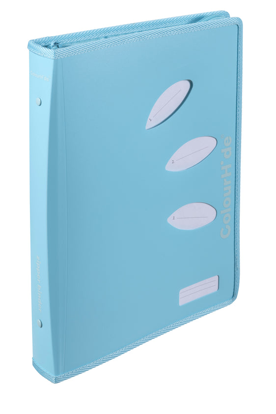Colourhide ZiPPer Ring Binder