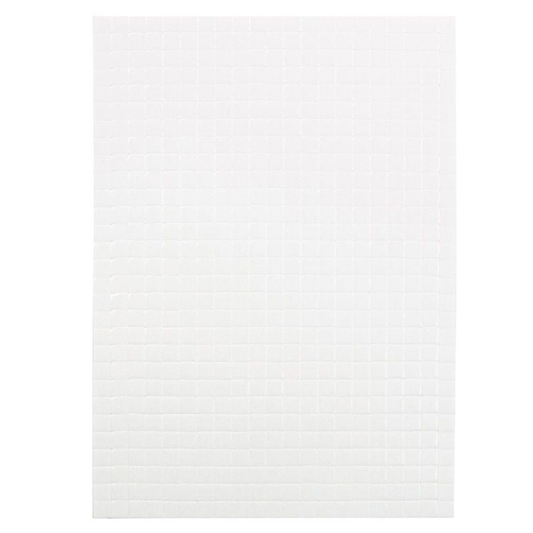Craft Perfect 5X5mm White Dimensional Foam Pads 