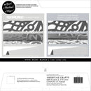 American Crafts 12" x 12" Textured 60 Sheets White Precision Cardstock