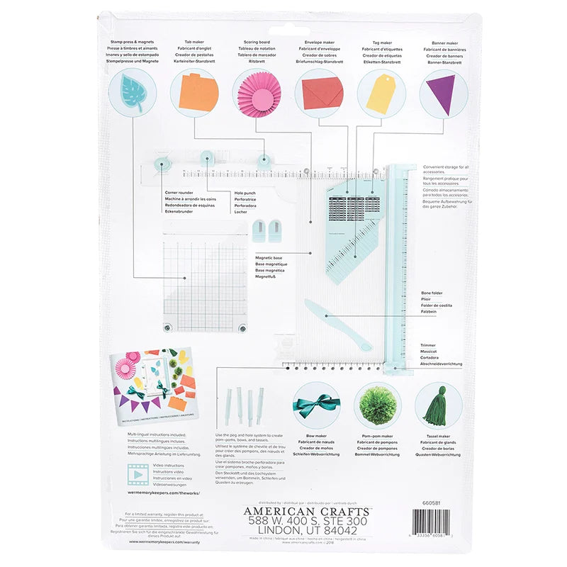 We R Memory Keepers The Works All-In-One Tool Blue