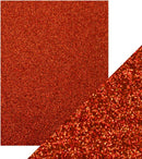 Craft Perfect Glitter Cardstock 8.5"X11" Pack of 5 Ruby Ritz
