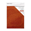 Craft Perfect Glitter Cardstock 8.5"X11" Pack of 5 Ruby Ritz