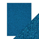 Craft Perfect Glitter Cardstock 8.5"X11" Pack of 5 Midnight Topaz