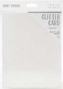 Craft Perfect Iridescent Glitter Cardstock 8.5"X11" Pack of 5 Sugar Crystal