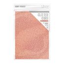 Craft Perfect Iridescent Glitter Cardstock 8.5"X11" Pack of 5 Candy Floss