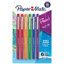 Paper Mate Flair Medium Felt-Tip Pens Pack of 6 Pastel