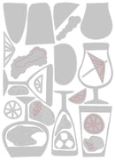 Sizzix by Tim Holtz Happy Hour Thinlits Dies 24 Pieces