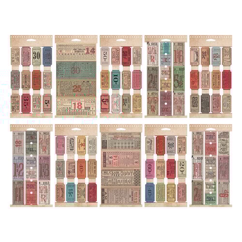 Tim Holtz Idea-Ology Ticket Book 104 Pieces