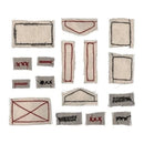 Tim Holtz Idea-Ology Stitched Scraps 14 Pieces