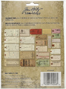 Tim Holtz Idea-Ology Salvaged Tags 25 Pieces