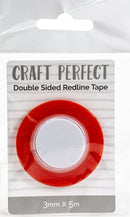 Craft Perfect 3mmX5m Double-Sided Redline Tape 