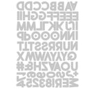 Sizzix by Tim Holtz Alphanumeric Bold Thinlits Dies 80 Pieces