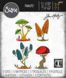 Sizzix by Tim Holtz Funky Toadstools Thinlits Dies 5 Pieces