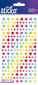 American Crafts Sticko Tiny Glitter Stars 188 Piece Sticker Pack