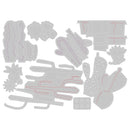 Sizzix by Tim Holtz Funky Cactus Thinlits Dies 9 Pieces