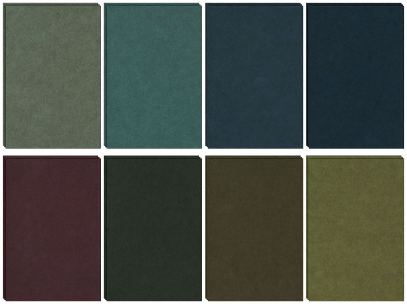Tim Holtz Idea-Ology Kraft-Stock Stack 6"X9" Cool Cardstock Pad of 24 Sheets