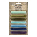 Tim Holtz Idea-Ology Velvet Trims Cool 7 Pieces