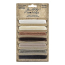 Tim Holtz Idea-Ology Velvet Trims Neutral 7 Pieces