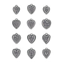 Tim Holtz Idea-Ology Heart Adornments 12 Pieces
