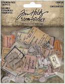 Tim Holtz Idea-Ology Ephemera Snippets Curator Pack of 233 Pieces