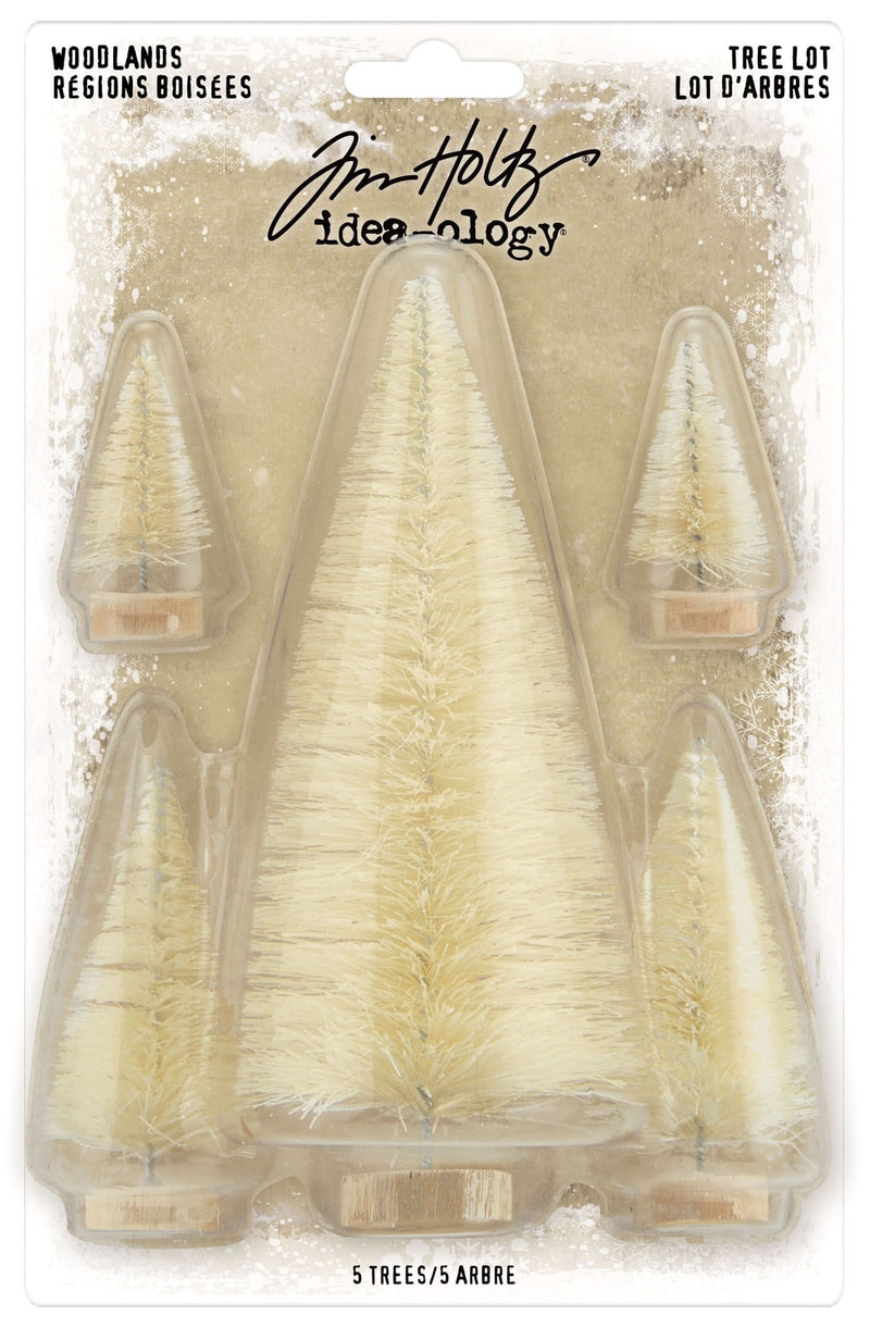Tim Holtz Idea-Olog 1.5" To 5"y Natural Woodland Trees