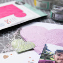 Sizzix by Kath Breen 3-D Textured Impressions Embossing Folder Mark Making Hearts
