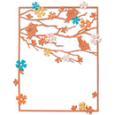 Sizzix by Olivia Rose Woodland Card Front Thinlits Dies 2 Pieces