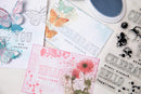 Sizzix by 49 and Market Hello You Sentiments Clear Stamps