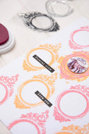 Sizzix by 49 and Market Artsy Regal Frame Layered Clear Stamps
