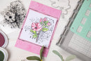 Sizzix by 49 and Market Floral Mix Cluster Framelits Die & Stamp Set