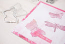 Sizzix by 49 and Market Engraved Wings Framelits Die & Stamps Set