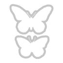 Sizzix By 49 And Market A5 Clear Stamps with Framelits Dies Painted Pencil Butterflies 10 Pieces