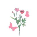 Sizzix By 49 And Market A5 Clear Stamps with Framelits Dies Painted Pencil Botanical 7 Pieces
