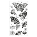 Sizzix by Lisa Jones Nature Butterlies Clear Stamps Set