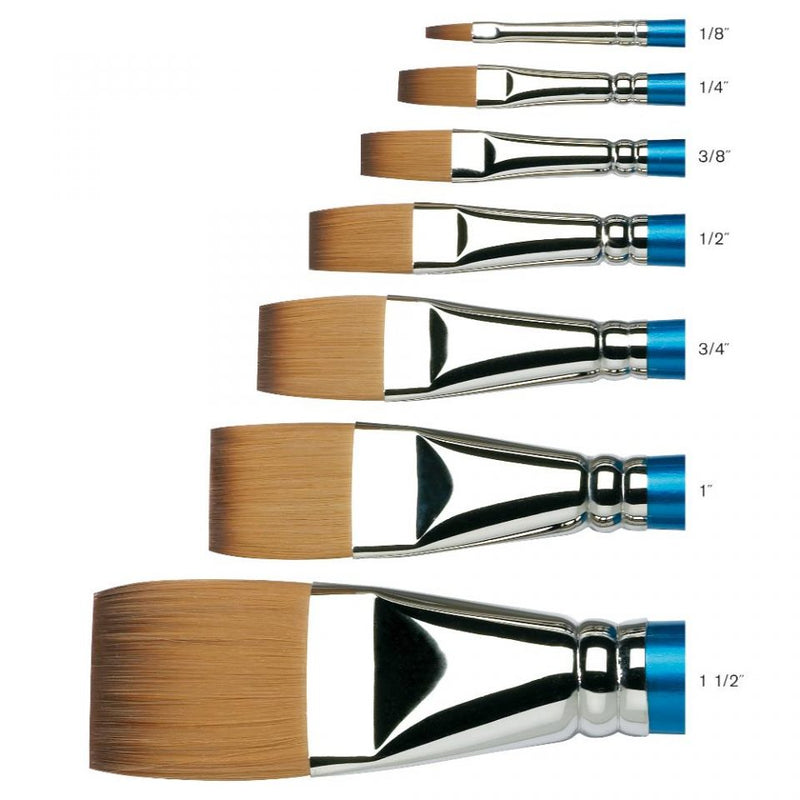 Winsor & Newton Cotman 666 Synthetic Long Handle One Stroke Brushes