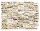 Tim Holtz Idea-Ology Number Strips Ephemera Snippets 119 Pieces
