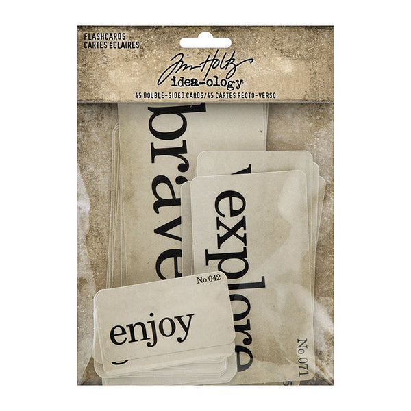 Tim Holtz Idea-Ology Flashcards 45 Pieces