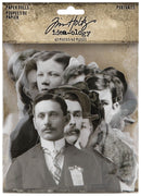 Tim Holtz Idea-Ology Paper Dolls Portraits Die-Cuts 42 Pieces