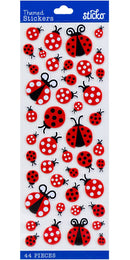 American Crafts Sticko Ladybugs 44 Piece Sticker Pack