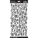 American Crafts Sticko Sweetheart Script Black 63 Piece Sticker Pack