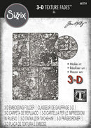 Sizzix by Tim Holtz 3D Texture Fades Industrious Embossing Folder