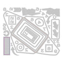 Sizzix by Tim Holtz Postale Thinlits Dies 48 Pieces